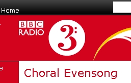 Jede Woche Evensong auf BBC 3 Jede Woche Evensong auf BBC 3